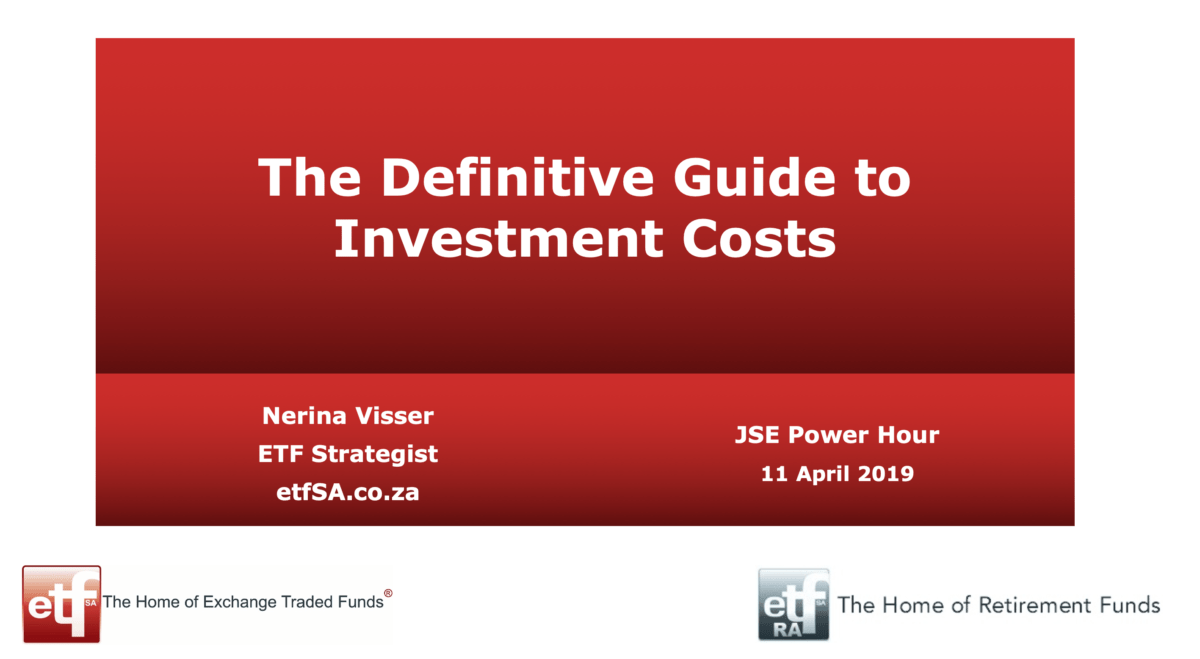 Definitive Guide to Investment Costs