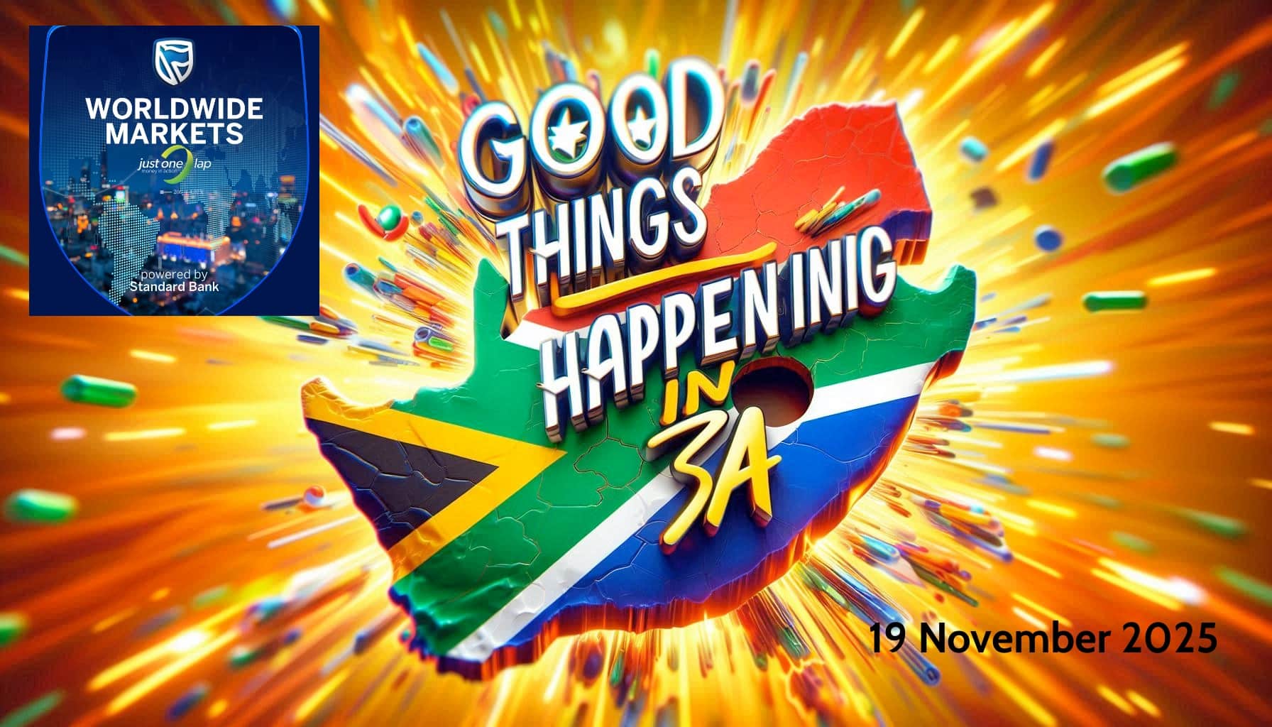 Sa Things Good Things Happening in SA | How to Spot the Bubble Popping - Just One Lap